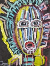 Ölbild Frau  Abstrakt Gemälde Modern Art Alexander Diener Bunt  Unikat Wandbild 