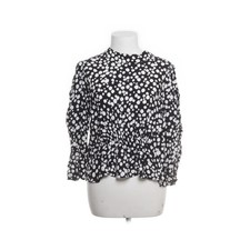 Zara, Bluse, Größe: XL, Schwarz/Weiß, Viskose, Gepunktet, Damen #cds