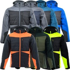 Hybridjacke Softshelljacke Steppjacke Jacke 260g/m² Gr. S-XXXL Arbeitsjacke