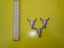 3 rinderschädel aus zinn,passend zu 54mm figuren
