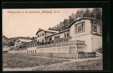 Alland, Kinderpavillon in der Heilanstalt Alland, Ansichtskarte 
