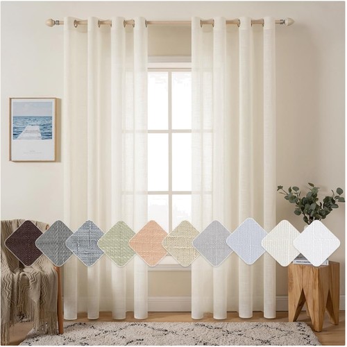 Voile vorhang set - vorhang,
