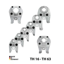 Pressbacke TH16 TH 20 TH 26 TH32 TH40 TH63 Presszange Pressbacken Verbundrohr