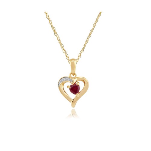 Klassisch rund rubin - &, diamant