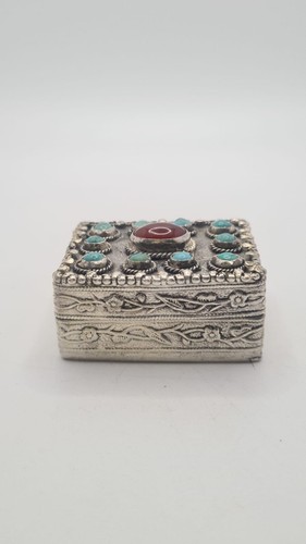Schmuckdose cloisonné silber - schmuckdose,