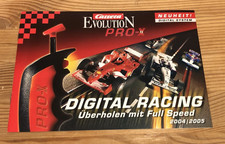 Carrera Rennbahn Prospekt Evolution PRO X -2004/05 - guter Zustand - 12 Seiten