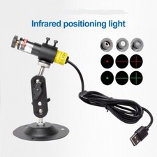 USB 5mW Grün Laser Modul mit Positionierer Halter Fokussierbar Punkt/Linie/Kreuz