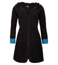 Damen Fleece Jacke Kurzmantel
