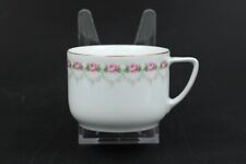 Fürstenberg Jugendstil Rosen Muster Goldrand Kaffeetasse Tasse Porzellan H 5,5