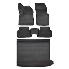 Gummimatten + Kofferraumwanne Set Passend Für Audi Q8 5-Sitzer Ab 2018