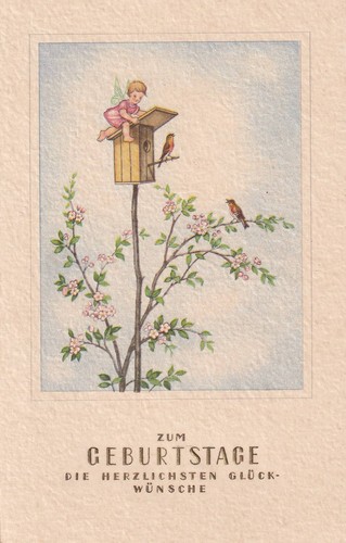 Künstler geburtstag - kÜnstler-ak,