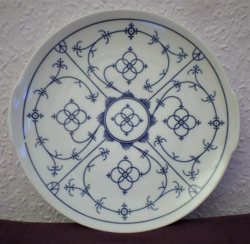 Servierteller indisch blau - indisch,