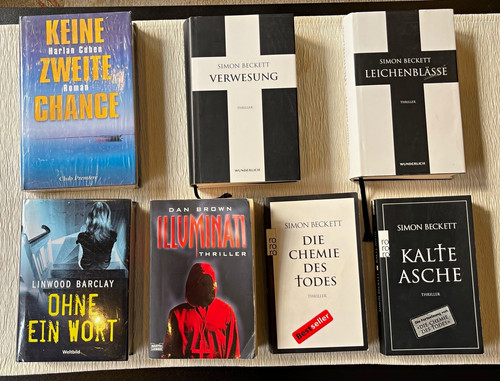 Thriller bücher paket - 7,