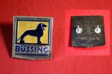Emblem Büssing , Löwe Schild Frontmaske Schriftzug, Plakette LKW Bus Oldtimer