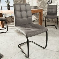 Industrial Freischwinger Stuhl