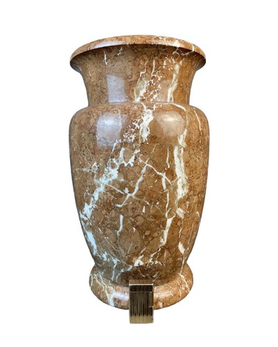 Alte marmor vase rötlich xxl - alte,