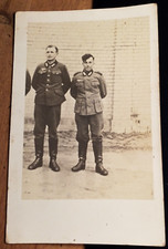 2 deutsche Soldaten in Uniform mit Stiefel - ca. 1930/40er Jahre ? Foto
