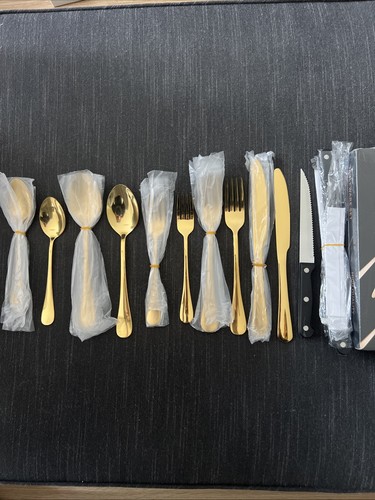 Teiliges besteckset gold - 24-teiliges,