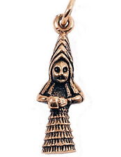 Bronze Kelten Amulett keltische Priesterin Lederschnur Glücksbringer