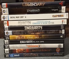 11 PC Spiele Sammlung. U.a. Devil May Cry 4, Call Of Duty Black Ops. etc.