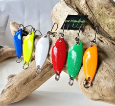 Forellen Blinker Spoons Neon 6er Set Ultra Light Angeln + Gratisgeschenk Forelle