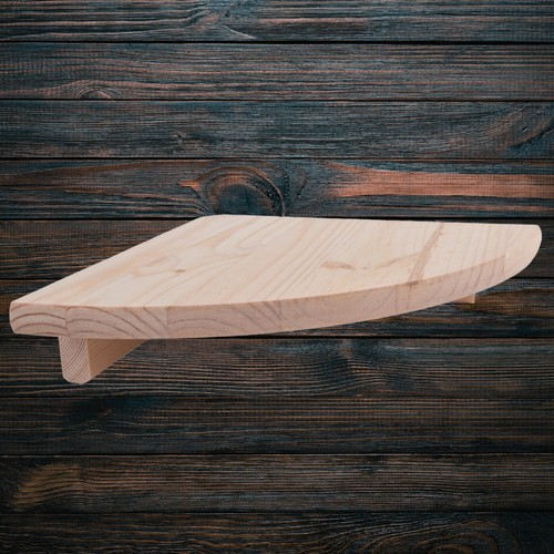 Eckregal aus holz 22x22cm - aus,