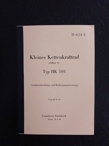 Kleines kettenkrad typ 101 - kleines,