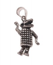 Charm Krokodil aus Silber 925