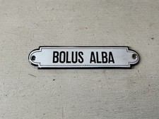 Altes Emaille Schild „BOLUS