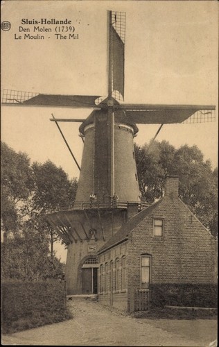 Sluis zeeland niederlande - ak,
