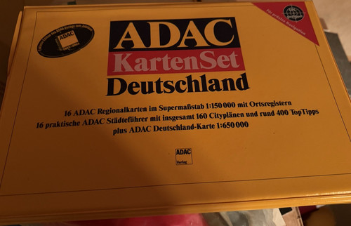 Adac kartenset deutschland - kartenset, deutschland,