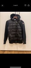 Moncler Hybrid Weste Jacke Hoodie Größe S bzw. 36 In Schwarz
