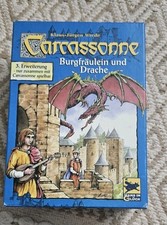 Carcassonne Burgfräulein und Drache 2005 Erweiterung Hans im Glück Neuwertig
