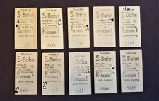 Konvolut alter Fahrkarten 10