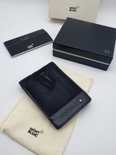 Montblanc Portemonnaie Schwarz inkl. OVP und Dustbag - Stark gebraucht