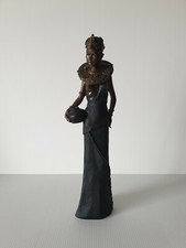 Dekofigur Massai Frau mit Topf