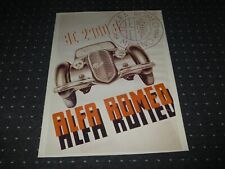 Bild Plakat Poster Alfa Romeo