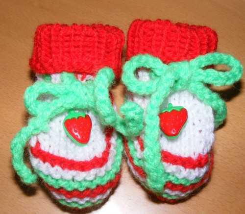 Babyschuhe strickschuhe - babyschuhe,