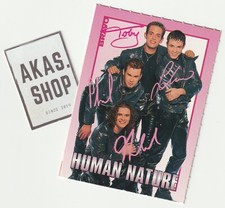 Human Nature 1997 BRAVO German Autograph Signature ID Card Starcard Music Group