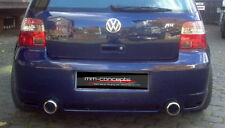 Duplex Auspuff 2x 90mm R32 Design VW Golf 4 IV 1.4 1.6 1.8 1.8T Turbo 2.0 Audi A