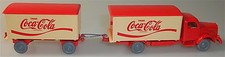 Coca Cola Mercedes 5000 Hängerzug rot beige IMU H0 1 87    #30#     å