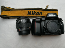 NIKON Spiegelreflex Kamera Typ N90(F90) Objektiv 35-70mm Blitz SB-20/ Kameragurt
