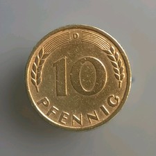 BRD 10 Pfennig 1949 D | Bank