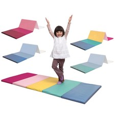 Kinder Turnmatte klappbar 185x76 Gymnastikmatte Sportmatte Weichbodenmatte Yoga