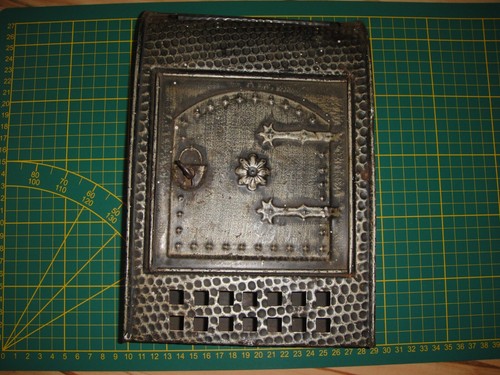 Briefkasten metall eisen blech - eisen,