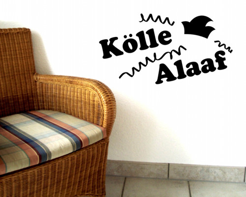 Wandtattoo kölle alaaf - wandtattoo,