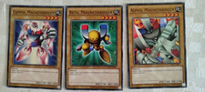 ALPHA  BETA  GAMMA   MAGNETKRIEGER    YU-GI-OH  Karten   3x
