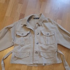 ZARA kurze Jacke cognac camel