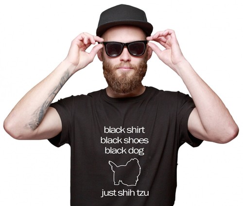 Shih tzu unisex shirt - shih, black
