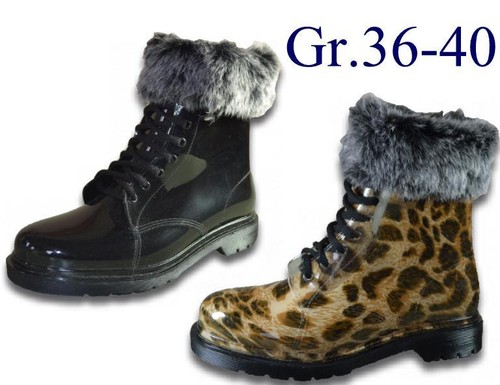 Damen gummistiefel gefüttert - damen,